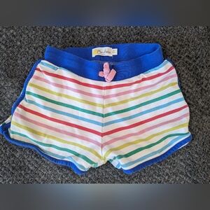 Mini Boden Retro Rainbow Striped Shorts